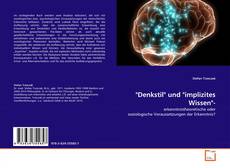 Portada del libro de "Denkstil" und "implizites Wissen"-
