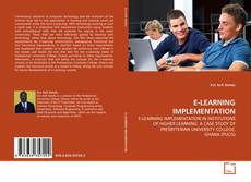Buchcover von E-LEARNING IMPLEMENTATION