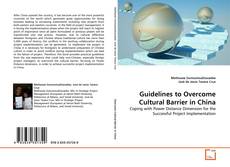 Capa do livro de Guidelines to Overcome Cultural Barrier in China 