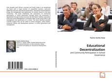 Buchcover von Educational Decentralization