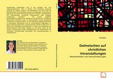 Dolmetschen auf christlichen Veranstaltungen kitap kapağı