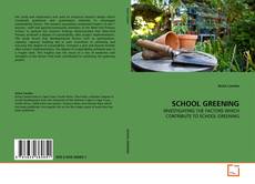 Capa do livro de SCHOOL GREENING 