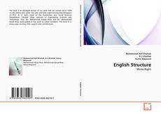 Copertina di English Structure