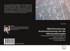 Copertina di Mikrofinanzierung: Anreizmechanismen bei der Mikrokreditvergabe