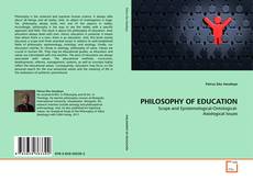 Copertina di PHILOSOPHY OF EDUCATION