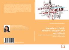 Bookcover of Journalism vs Public Relations: thoughts and perceptions