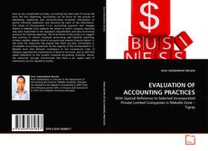 Capa do livro de EVALUATION OF ACCOUNTING PRACTICES 