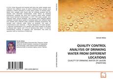 Copertina di QUALITY CONTROL ANALYSIS OF DRINKING WATER FROM DIFFERENT LOCATIONS