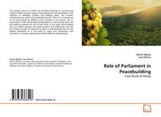 Role of Parliament in Peacebuilding kitap kapağı