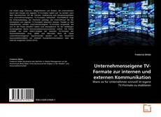 Capa do livro de Unternehmenseigene TV-Formate zur internen und externen Kommunikation 