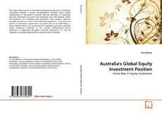 Bookcover of Australia's Global Equity Investment Position