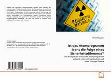 Bookcover of Ist das Atomprogramm Irans die Folge eines Sicherheitsdilemmas?