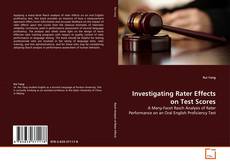 Capa do livro de Investigating Rater Effects on Test Scores 