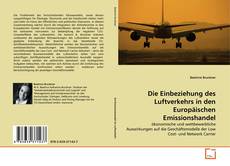 Capa do livro de Die Einbeziehung des Luftverkehrs in den Europäischen Emissionshandel 