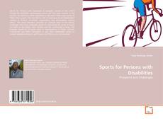 Обложка Sports for Persons with Disabilities