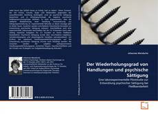 Bookcover of Der Wiederholungsgrad von Handlungen und psychische Sättigung