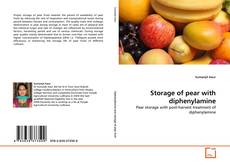 Bookcover of Storage of pear with diphenylamine