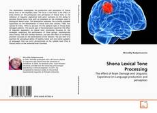 Bookcover of Shona Lexical Tone Processing