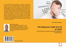 The National Credit Act 34 of 2005 kitap kapağı