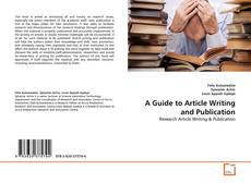A Guide to Article Writing and Publication的封面