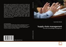 Bookcover of Supply chain management