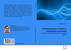 Developments in electro-membrane processes kitap kapağı