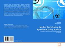 Copertina di Models Contributing to Agricultural Policy Analysis