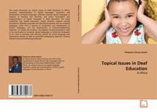 Buchcover von Topical Issues in Deaf Education
