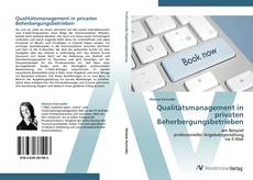 Capa do livro de Qualitätsmanagement in privaten Beherbergungsbetrieben 