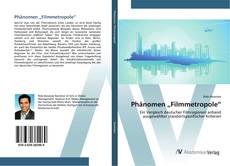 Capa do livro de Phänomen „Filmmetropole“ 