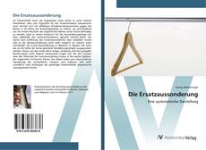 Bookcover of Die Ersatzaussonderung