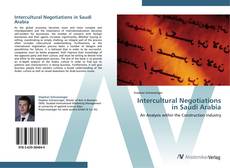 Capa do livro de Intercultural Negotiations in Saudi Arabia 