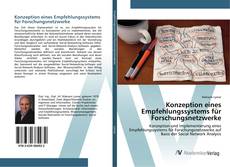 Buchcover von Konzeption eines Empfehlungssystems für Forschungsnetzwerke