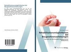Rehabilitationsmöglichkeiten bei Beugesehnenverletzungen kitap kapağı