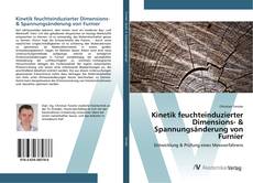 Capa do livro de Kinetik feuchteinduzierter Dimensions- & Spannungsänderung von Furnier 