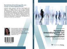 Bookcover of Persönliche Entwicklungsziele von Frauen in Führungspositionen