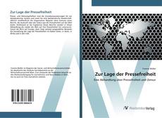 Capa do livro de Zur Lage der Pressefreiheit 