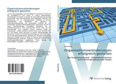 Organisationsveränderungen erfolgreich gestalten kitap kapağı