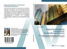 Capa do livro de Eigentümlichkeiten chinesischer Unternehmensformen 