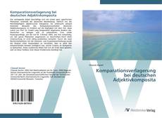 Bookcover of Komparationsverlagerung bei deutschen Adjektivkomposita