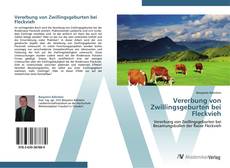 Bookcover of Vererbung von Zwillingsgeburten bei Fleckvieh