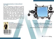 Buchcover von Unternehmenskultur in Deutschland seit 1945