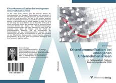 Bookcover of Krisenkommunikation bei endogenen Unternehmenskrisen