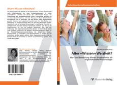 Capa do livro de Alter=Wissen=Weisheit? 