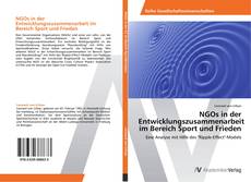 Bookcover of NGOs in der Entwicklungszusammenarbeit im Bereich Sport und Frieden