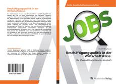 Bookcover of Beschäftigungspolitik in der Wirtschaftskrise.