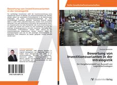Обложка Bewertung von Investitionsvarianten in der Intralogistik