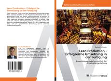 Bookcover of Lean Production - Erfolgreiche Umsetzung in der Fertigung