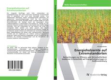 Energieholzernte auf Extremstandorten kitap kapağı