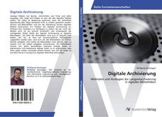 Capa do livro de Digitale Archivierung 